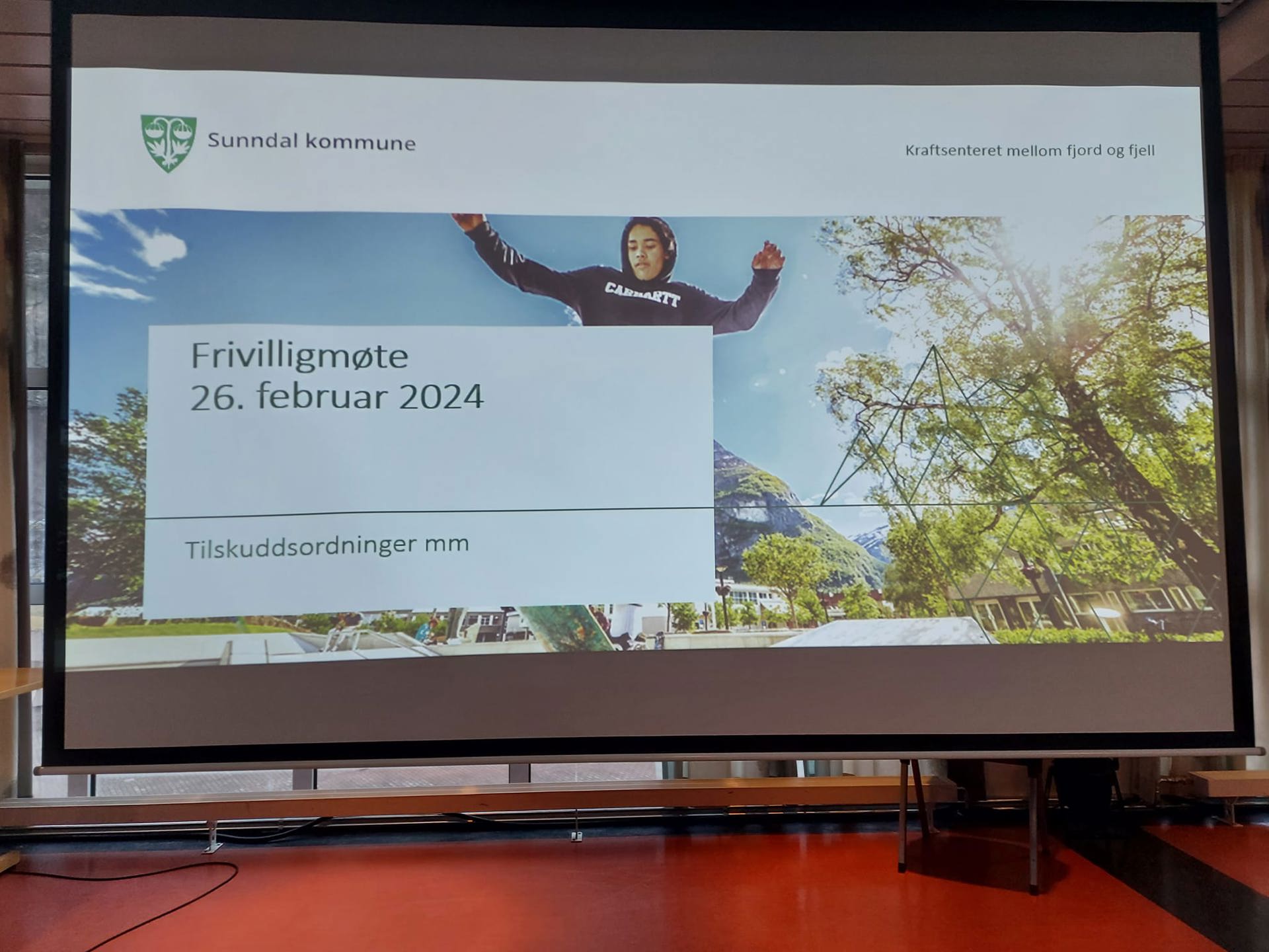 Frivilligmøte på Sunndal Kulturhus